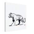 Monochrome Tiger Canvas Print 38