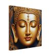 Golden Serenity: Zen Buddha Mask Poster 33