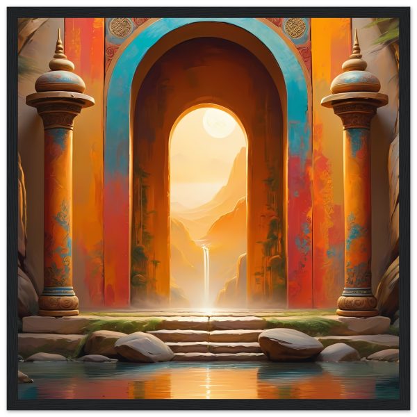 Serenity’s Gateway – Premium Framed Zen Poster