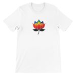 Radiant Rainbow Lotus: A T-Shirt Bursting with Joy 5