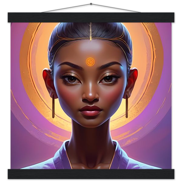 A Radiant Reverie: The Woman Buddhist Art Canvas 16