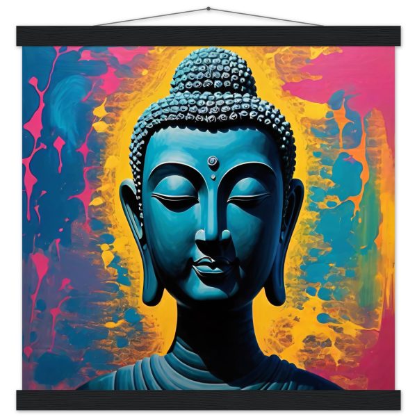 Harmony Unveiled: Buddha Head Canvas Elegance 16