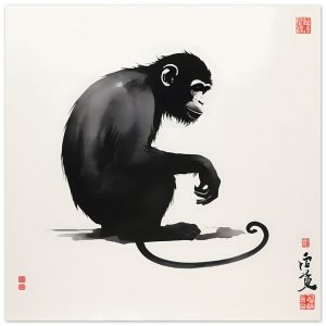 Exploring the Zen Monkey Print
