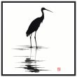 Unveiling Nature’s Grace: A Majestic Heron in Monochrome 13