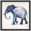 The Enigmatic Blue Zen Elephant Print 33