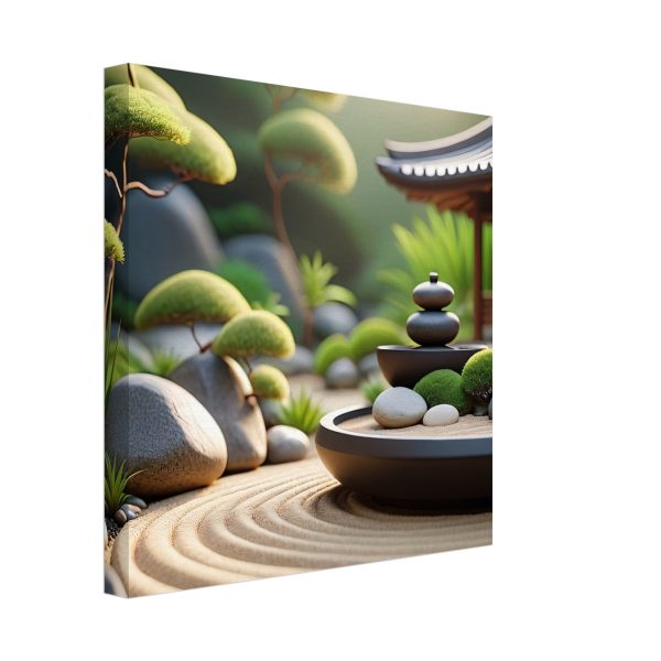 Zen Garden Harmony: Captivating Canvas Serenity 3