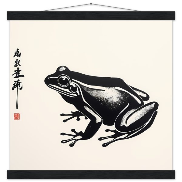 Zen Harmony: Unveiling the Enchanting Frog Print 16