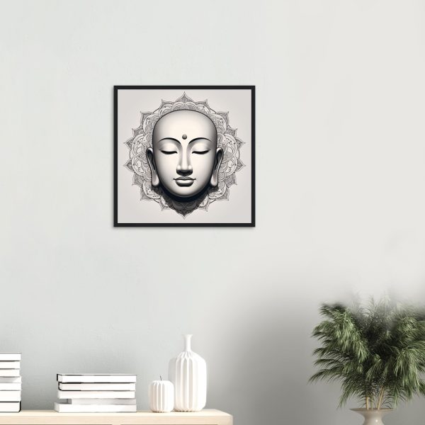Mandala Harmony: Zen Buddha Canvas Elegance 9