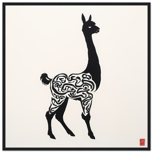 Captivating Art for Your Space: The Intricate Llama 6
