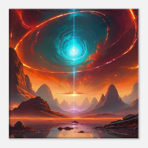 Enigmatic Portal: Canvas Print of a Fantastical World 4