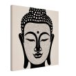 Buddha Head Silhouette Poster 37