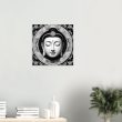 Elegance Unveiled: Zen Buddha Mask Canvas 28