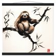 The Harmony of Zen Sloth in Japanese Ink Wash 20
