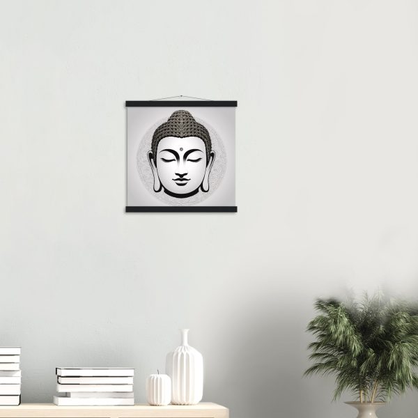 Buddha Mask Canvas Unveils Tranquil Elegance 17