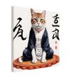 Zen Cat Wall Art – Feline Wisdom and Artistic 28