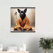 A Dog in Meditation: A Zen Wall Art 25