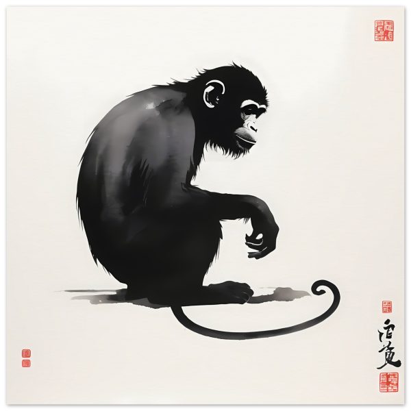 Exploring the Zen Monkey Print 12