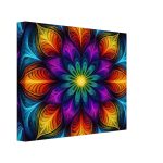 Harmony Unveiled: Radiant Mandala on Canvas 7