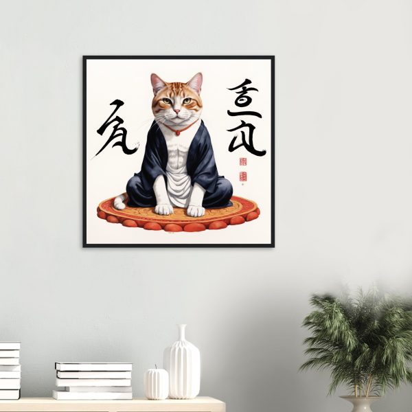 Zen Cat Wall Art – Feline Wisdom and Artistic 18