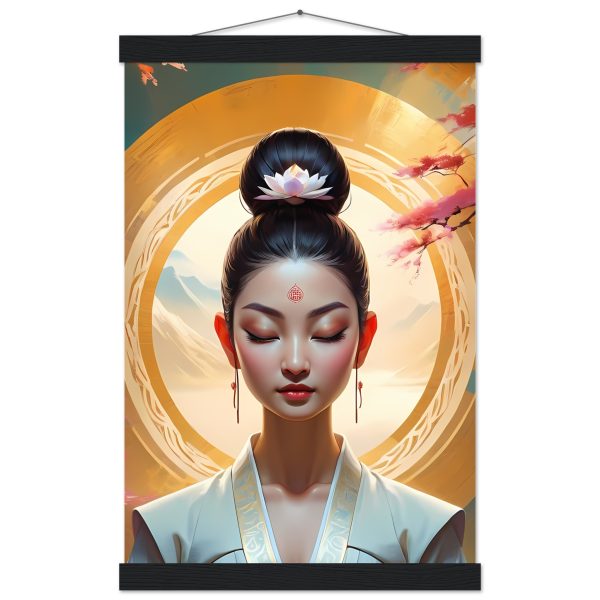 Woman Buddhist Meditating Canvas: A Visual Journey to Enlightenment 29
