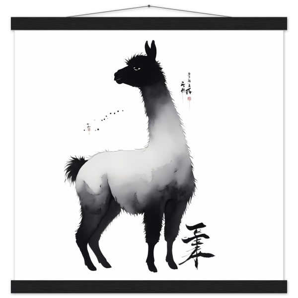 Unveiling Whimsical Elegance: The Llama in Japanese Artistry 3