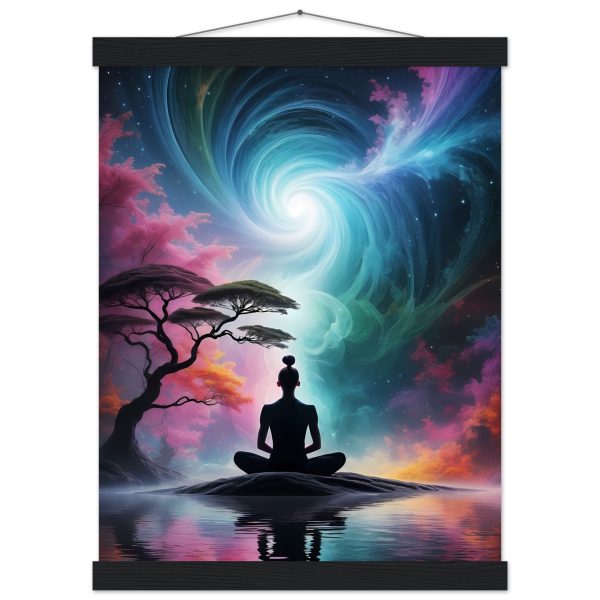 Celestial Meditation: Embracing Serenity on Premium Paper 2