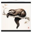Embrace Peace with the Minimalist Zen Sloth Print 34