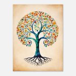 Mosaic of Life: A Watercolour Tree of Life