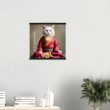 Zen Cat in Red Robes Wall art 18