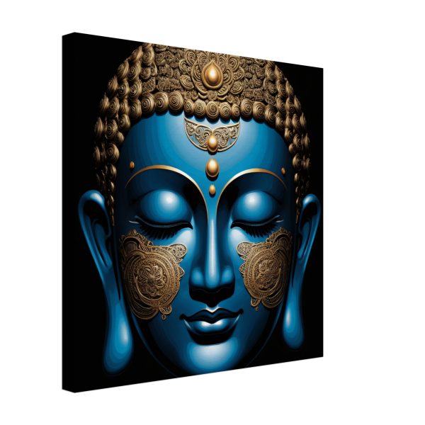 Blue & Gold Buddha Poster Inspires Tranquility 10