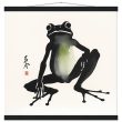 A Playful Symphony Unveiled in the Zen Frog Watercolor Print 35