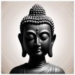 Elevate Your Space with the Enigmatic Buddha Head Print 40