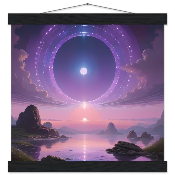Mystic Sunrise Portal: Zen Matte Poster with Hanger 4