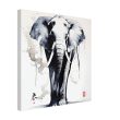 Harmony in Hues: The Majestic Zen Elephant Print 22