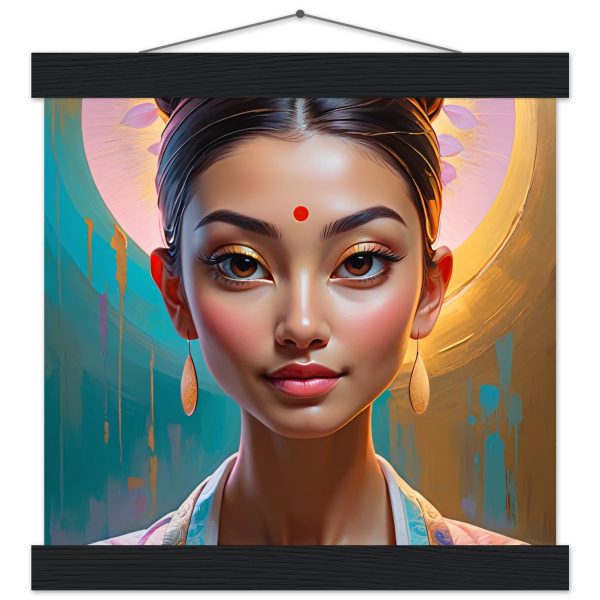 Enchanting Geisha in the Sun: Premium Poster with Hanger 2