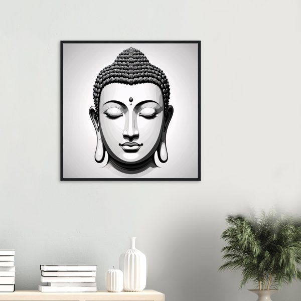 Zen Elegance: Buddha Head Wall Art Unveiled 2