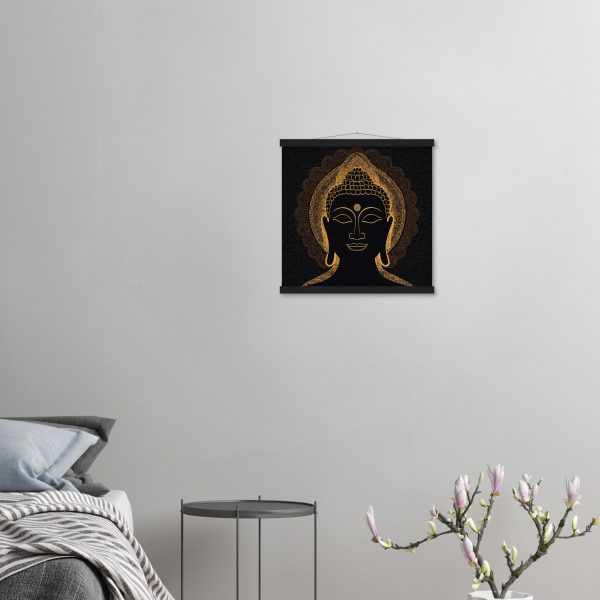 The Elegance of Buddha Head Poster Art 10