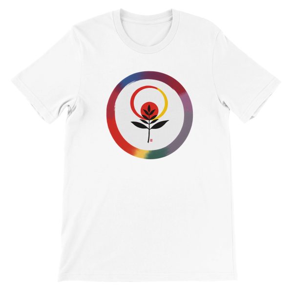 Tranquil Zen Circle Plant Premium T-Shirt