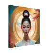 Woman Buddhist Meditating Canvas: A Visual Journey to Enlightenment 53