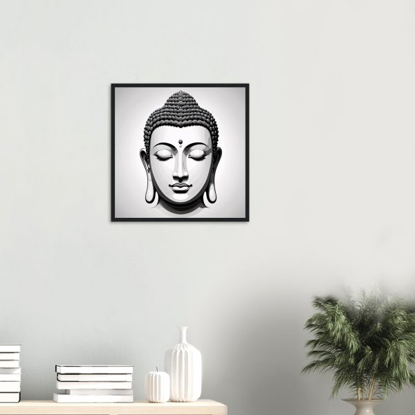 Zen Elegance: Buddha Head Wall Art Unveiled 13