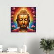 Zen Elegance: Golden Buddha, Tranquil Lotus, Harmony 21