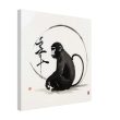 Tranquil Harmony: A Enchanting Zen Monkey Print 30