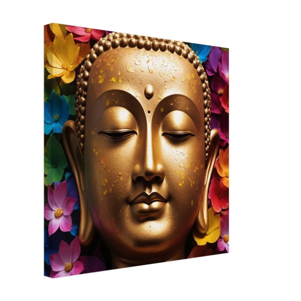Zen Buddha Canvas: Radiant Tranquility for Your Home Oasis 10
