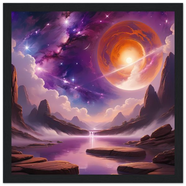 Celestial Oasis Framed Zen Art 3