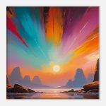 Harmony Unveiled – Symphony of Light and Color Canvas Print 6
