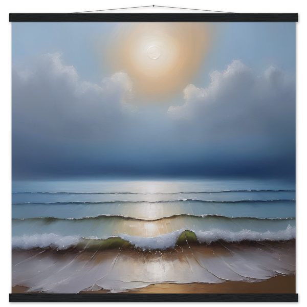 Seascape of Zen in the Oil Painting Print 7