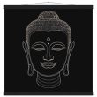 Monochrome Buddha Head Wall Art 29