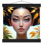 Blossoming Serenity: Premium Zen Poster with Hanger 7
