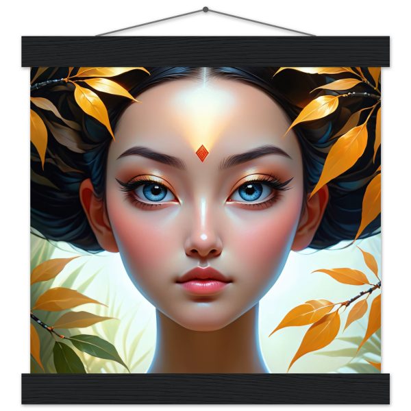 Blossoming Serenity: Premium Zen Poster with Hanger 3
