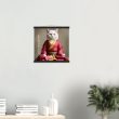 Zen Cat in Red Robes Wall art 32